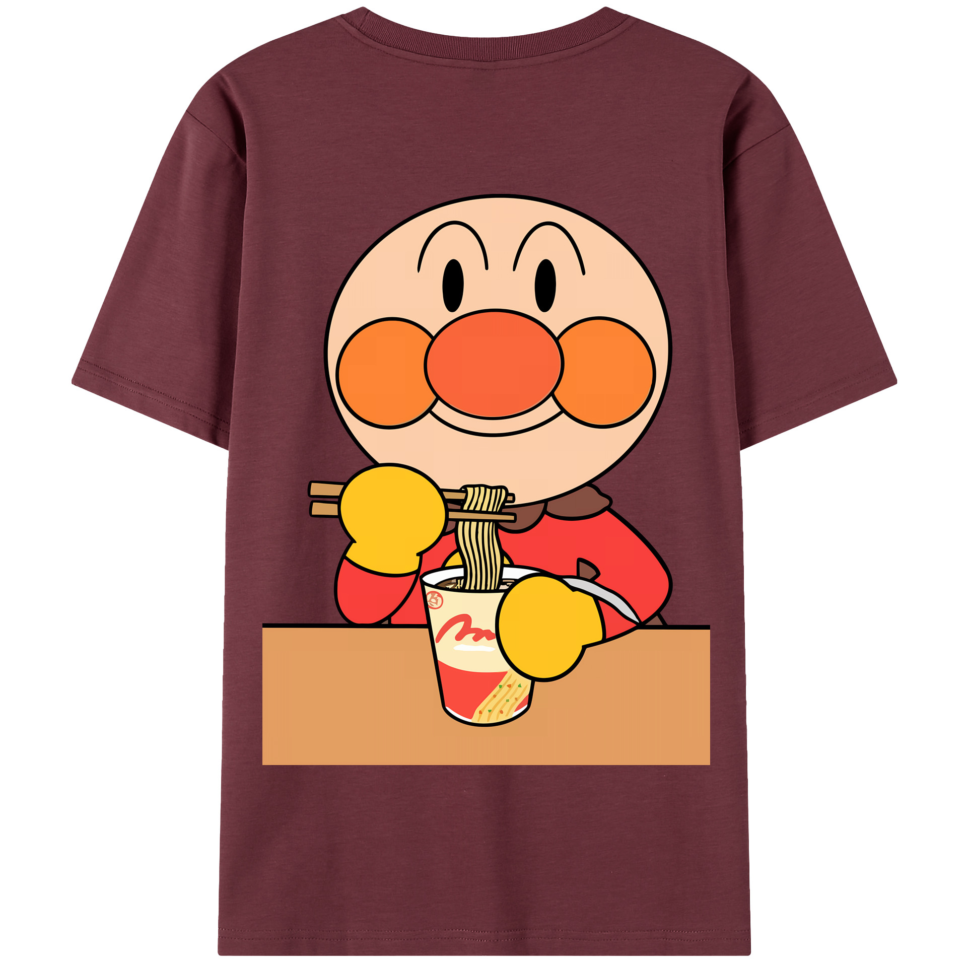 （画像用） アンパンマン Anpanman 綿100％半袖Tシャツ（背面プリント）